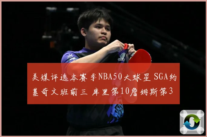 美媒评选本赛季NBA50大球星 SGA约基奇文班前三 库里第10詹姆斯第30